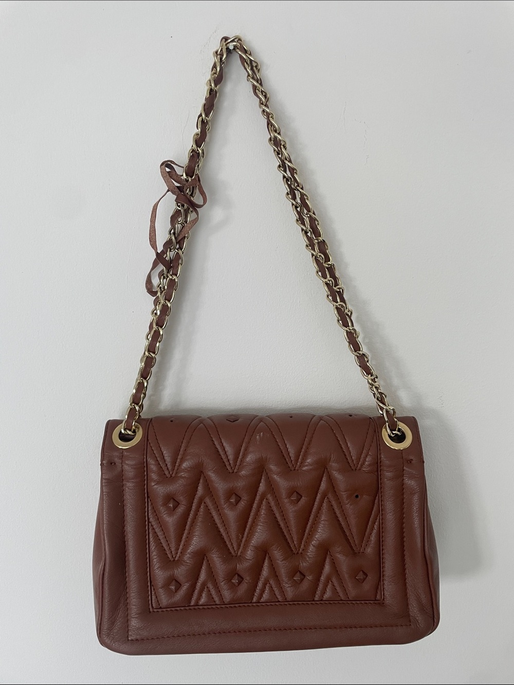 Mario Valentino shoulder bag leather - Picture 4 of 16